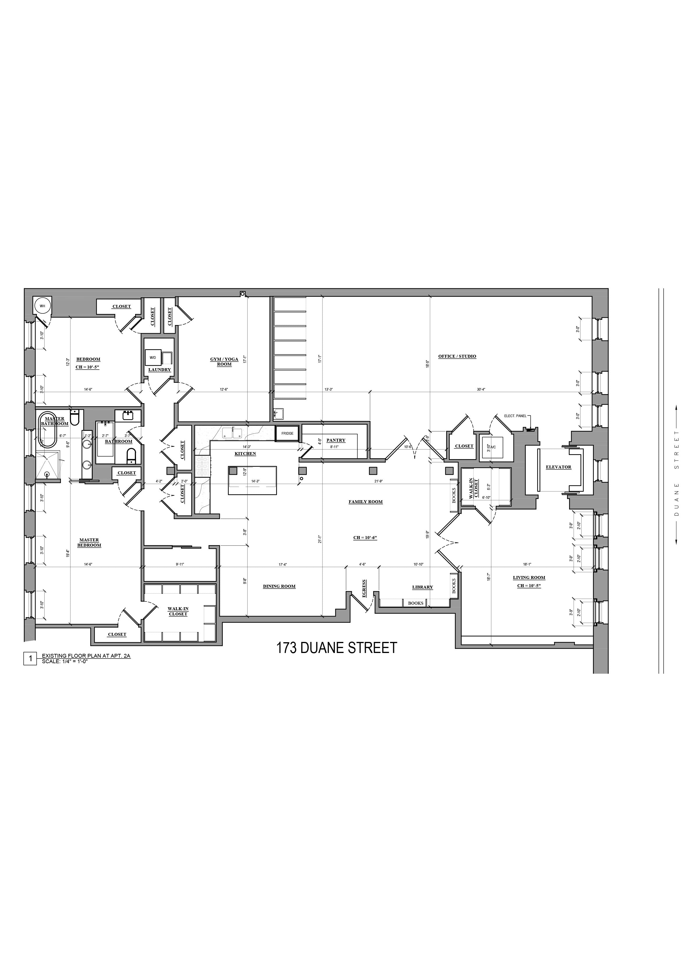 As built survey_HomeApartment floor plan design_NYC