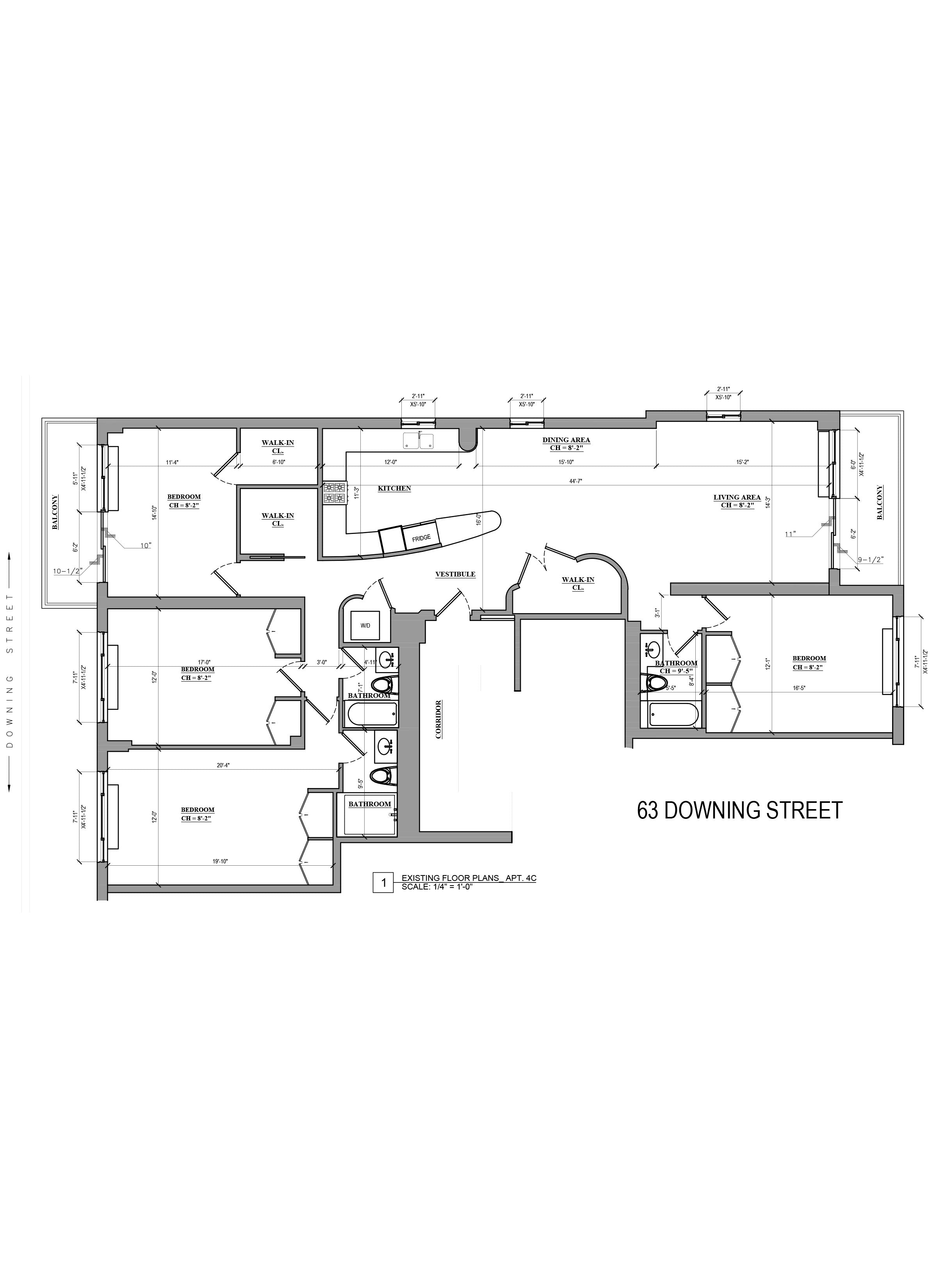As built survey_HomeApartment floor plan design_NYC