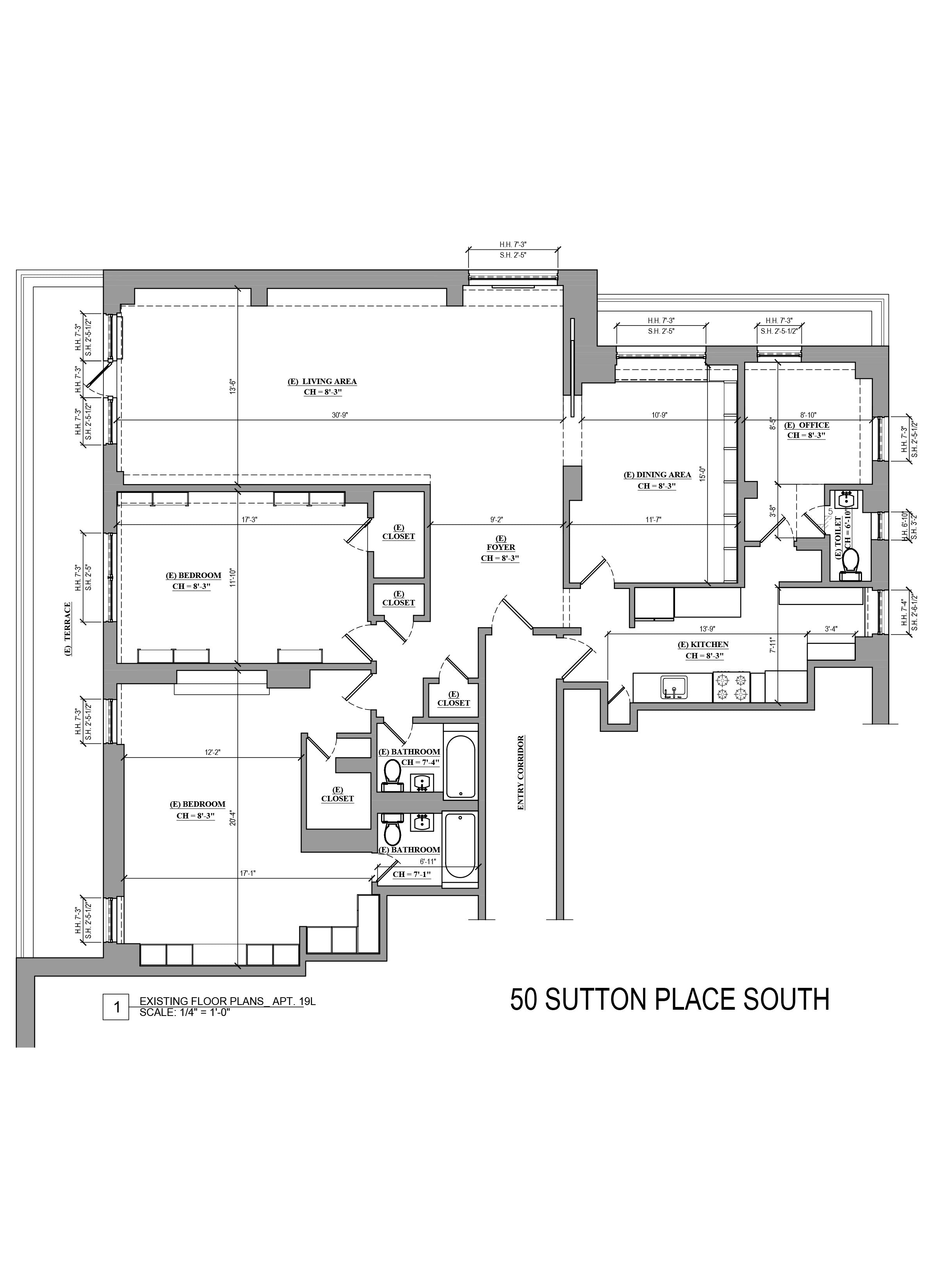 As built survey_HomeApartment floor plan design_NYC