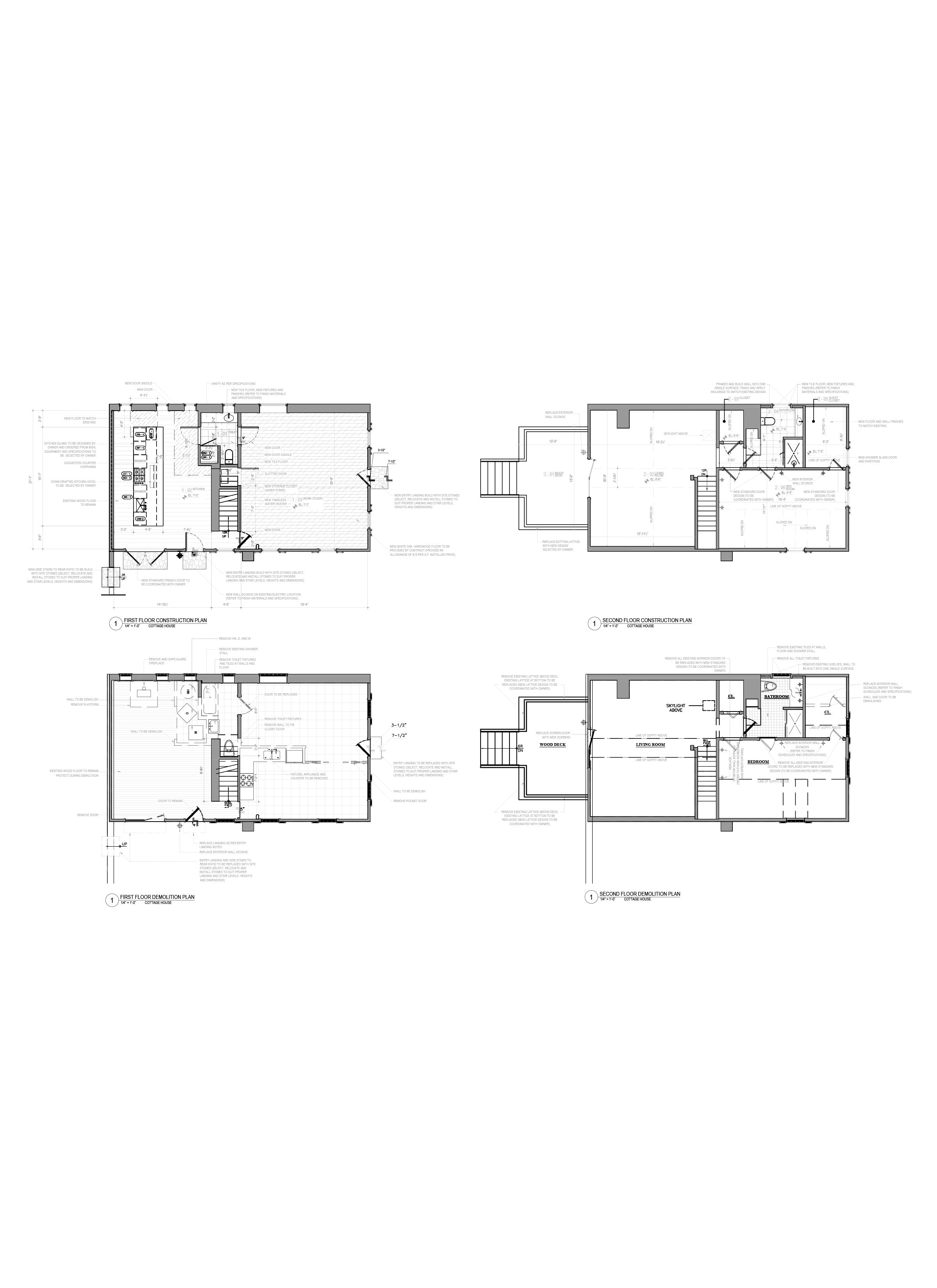 Floor plan design - As Built Drawings - AutoCAD drafting_HomeApartment_Brewster, NY